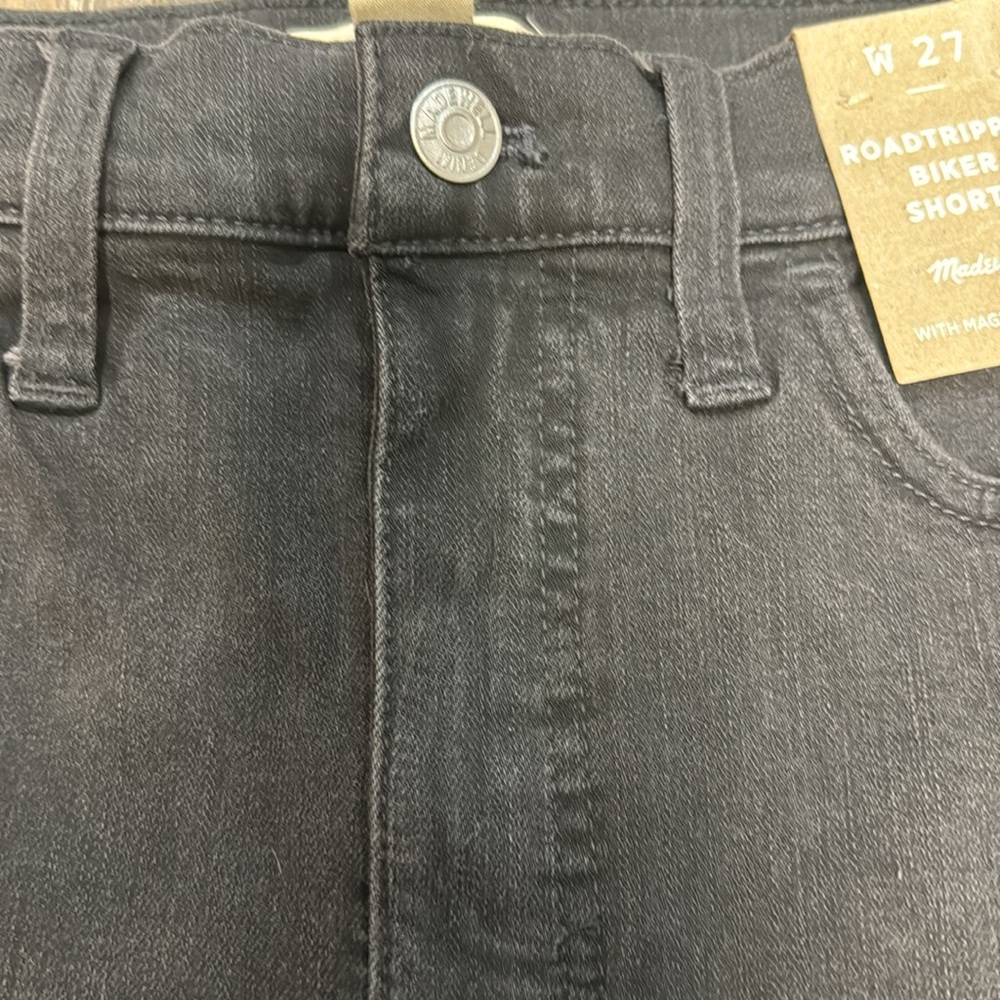 NEW WITH TAGS MADEWELL WOMENS SIZE 27 ROADTRIPPER BIKER SHORTS - Picture 4 of 5